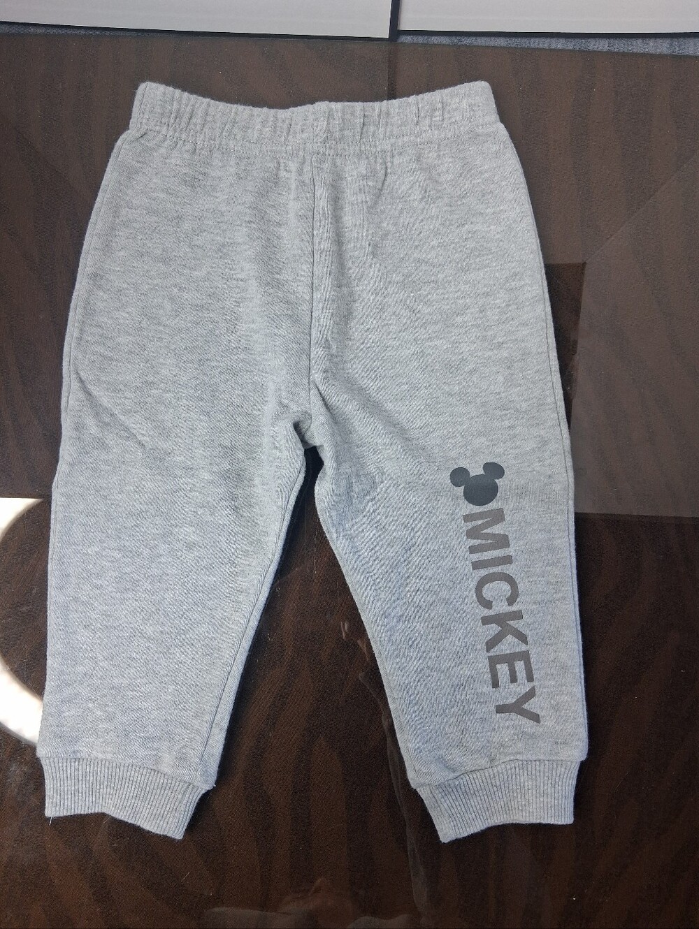 Disney Grey Plaid Sherpa Vest & Mickey Jogger 3pc Set - Picture 11 of 14
